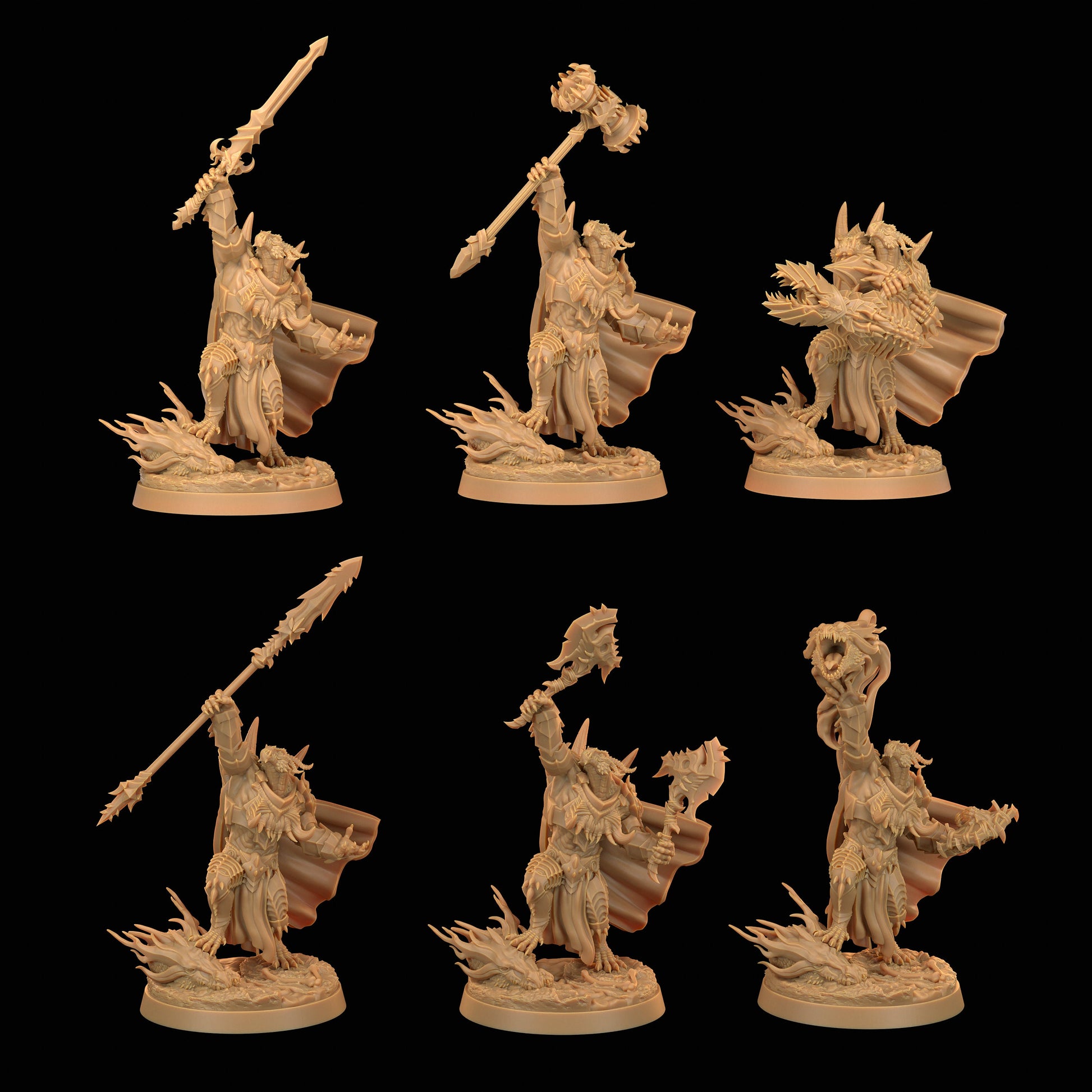 Infernal Zealot | RPG Miniature for Dungeons and Dragons|Pathfinder|Tabletop Wargaming | Demon Miniature | Dragon Trappers Lodge