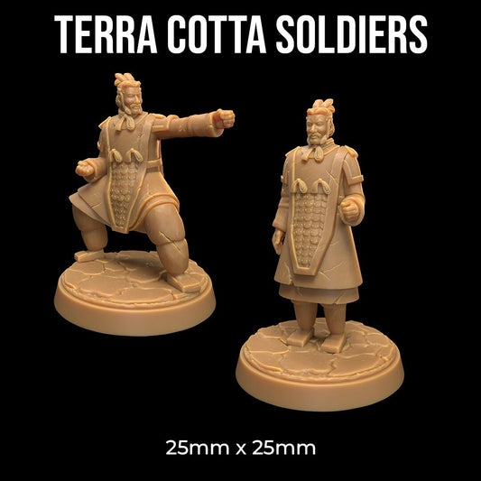 Terracotta Soldier | RPG Miniature for Dungeons and Dragons|Pathfinder|Tabletop Wargaming | Human Miniature | Dragon Trappers Lodge