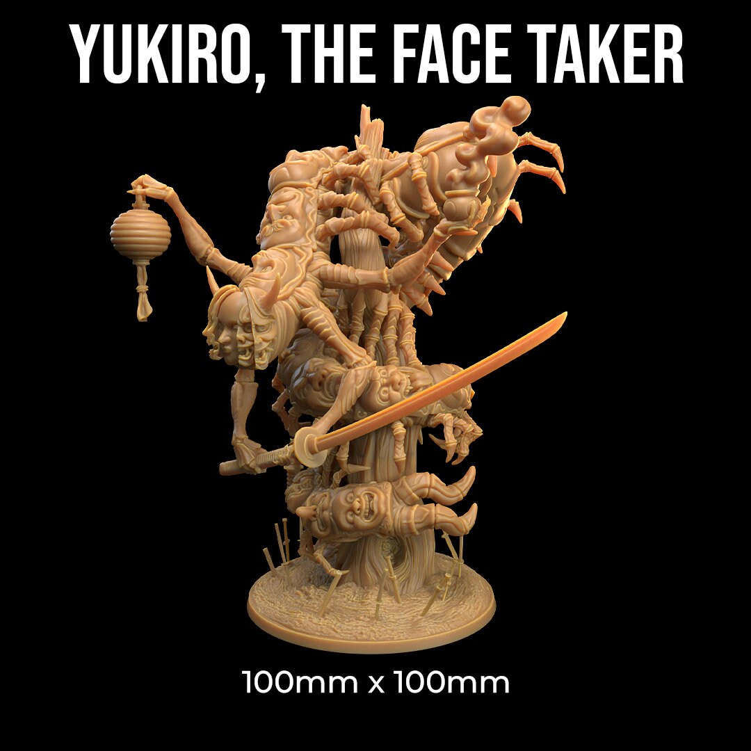The Face Taker | RPG Miniature for Dungeons and Dragons|Pathfinder|Tabletop Wargaming | Demon Miniature | Dragon Trappers Lodge