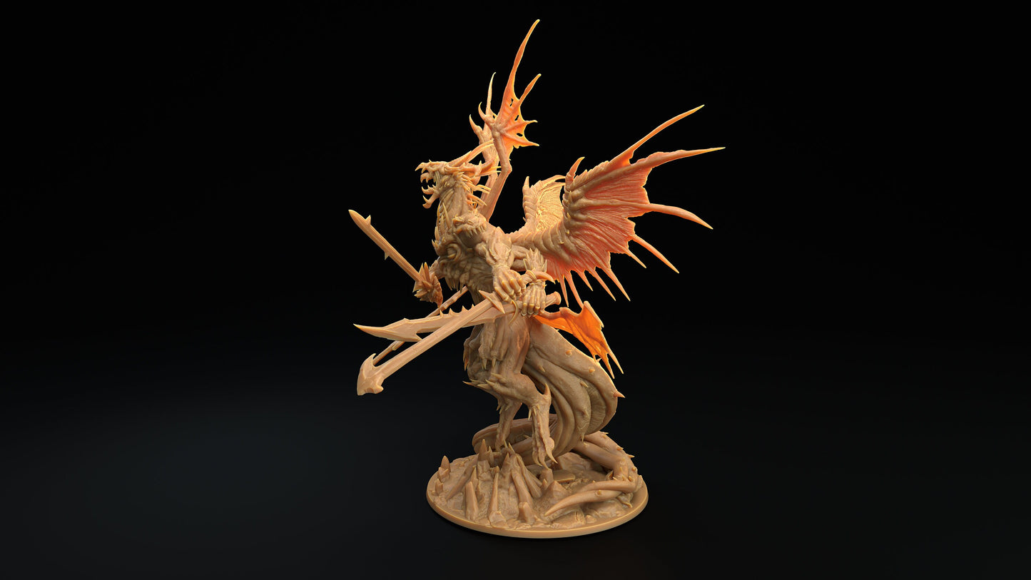 Incandriox, Ruin Incarnate | RPG Miniature for Dungeons and Dragons|Pathfinder|Tabletop Wargaming | Demon Miniature | Dragon Trappers Lodge