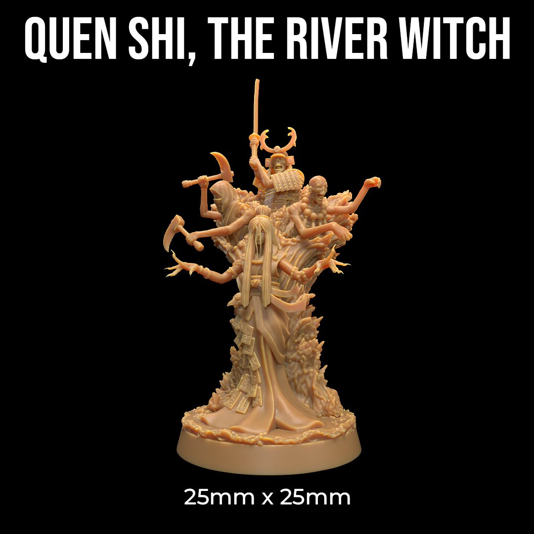 The River Witch | RPG Miniature for Dungeons and Dragons|Pathfinder|Tabletop Wargaming | Humanoid Miniature | Dragon Trappers Lodge
