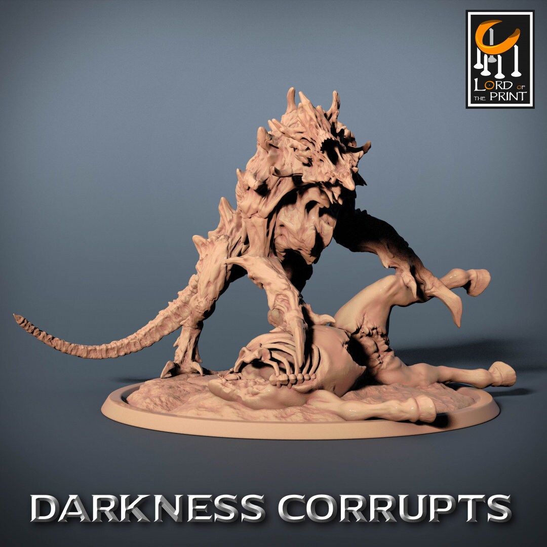 Hellhounds | RPG Miniature for Dungeons and Dragons|Pathfinder|Tabletop Wargaming | Demon Miniature | Lord of the Print