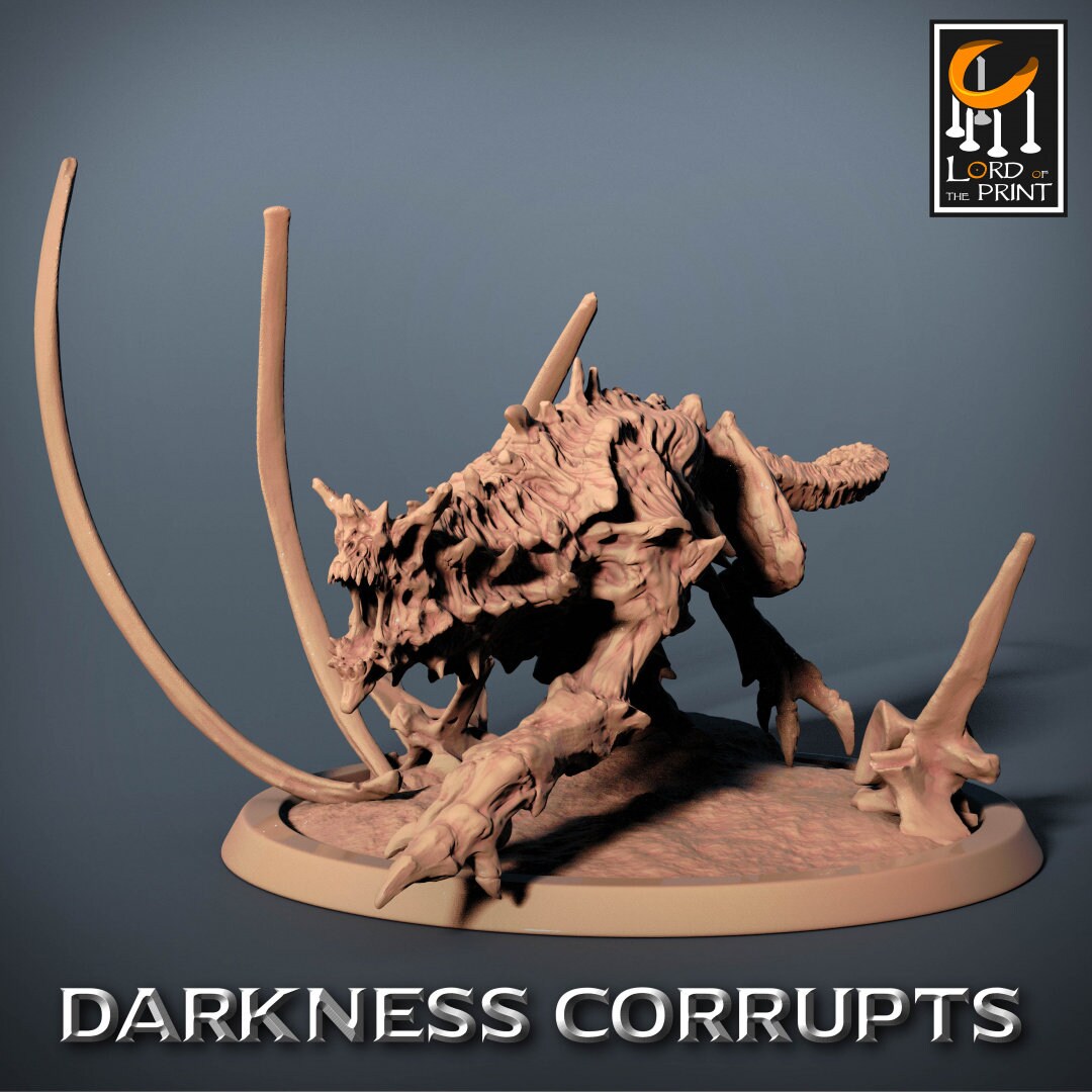 Hellhounds | RPG Miniature for Dungeons and Dragons|Pathfinder|Tabletop Wargaming | Demon Miniature | Lord of the Print