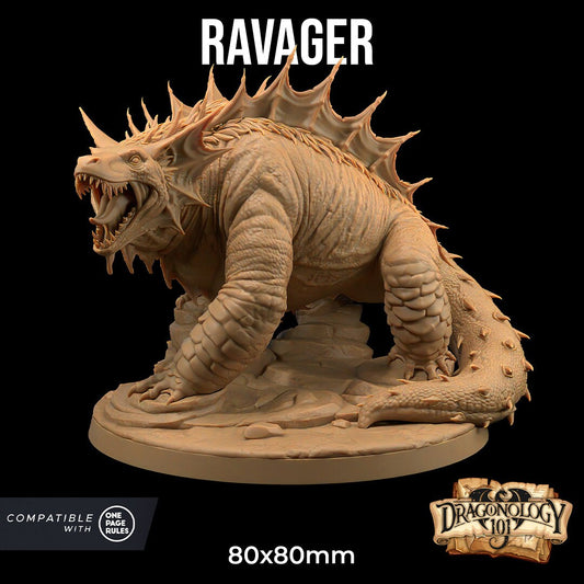 Ravager | RPG Miniature for Dungeons and Dragons|Pathfinder|Tabletop Wargaming | Monster Miniature | Dragon Trappers Lodge