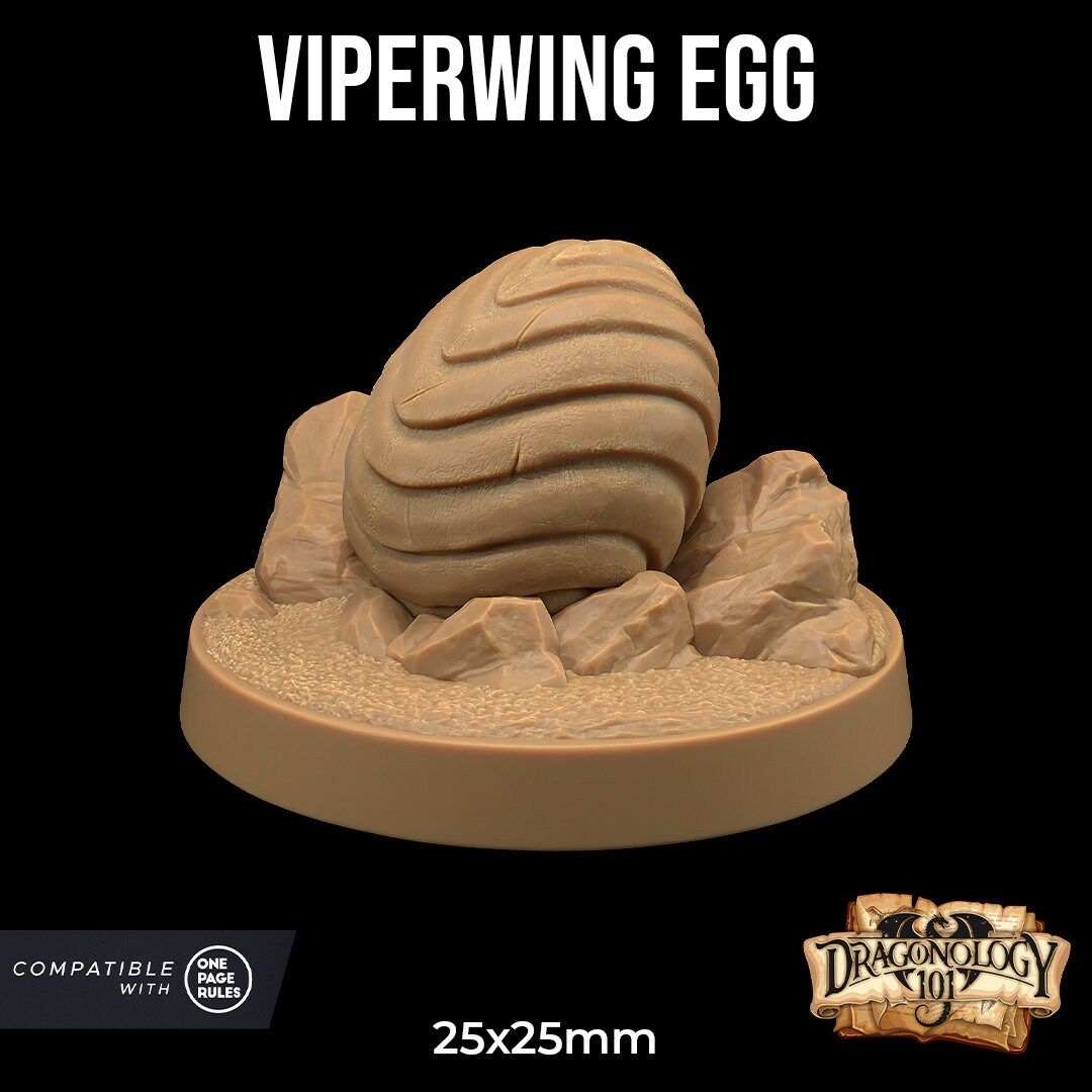 Twin Headed Viperwing | RPG Miniature for Dungeons and Dragons|Pathfinder|Tabletop Wargaming | Dragon Miniature | Dragon Trappers Lodge