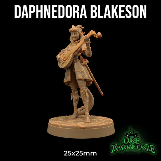 Daphnedora Blakeson | RPG Miniature for Dungeons and Dragons|Pathfinder|Tabletop Wargaming | Humanoid Miniature | Dragon Trappers Lodge