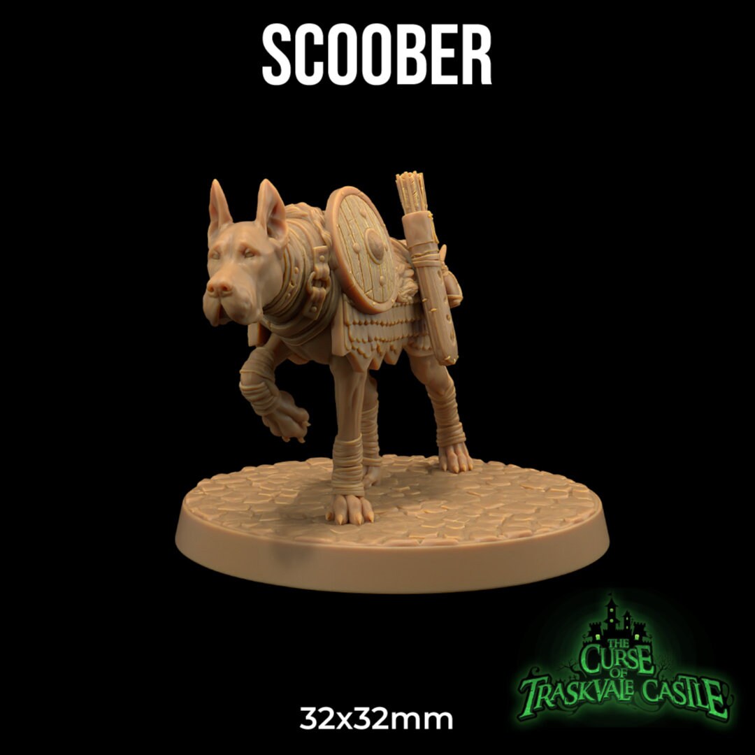 Shaggrid and Scoober | RPG Miniature for Dungeons and Dragons|Pathfinder|Tabletop Wargaming | Human Miniature | Dragon Trappers Lodge