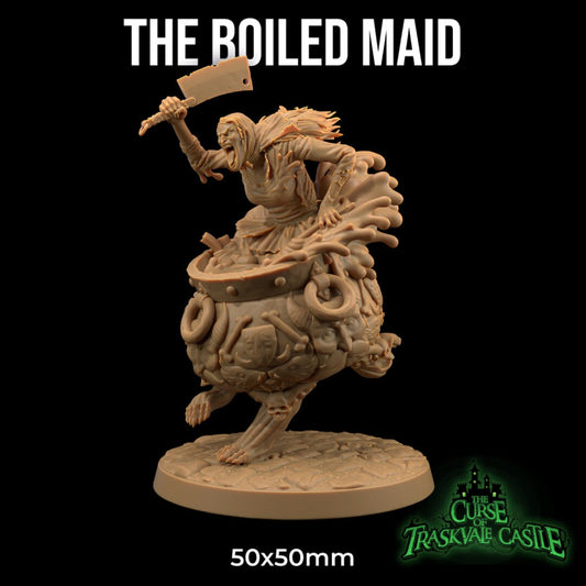 The Boiled Maid | RPG Miniature for Dungeons and Dragons|Pathfinder|Tabletop Wargaming | Undead Miniature | Dragon Trappers Lodge