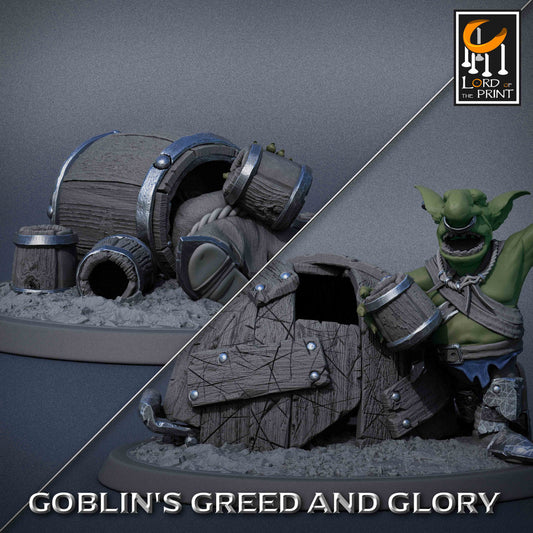 Drunk Goblins | RPG Miniature for Dungeons and Dragons|Pathfinder|Tabletop Wargaming | Goblin Miniature | Lord of the Print