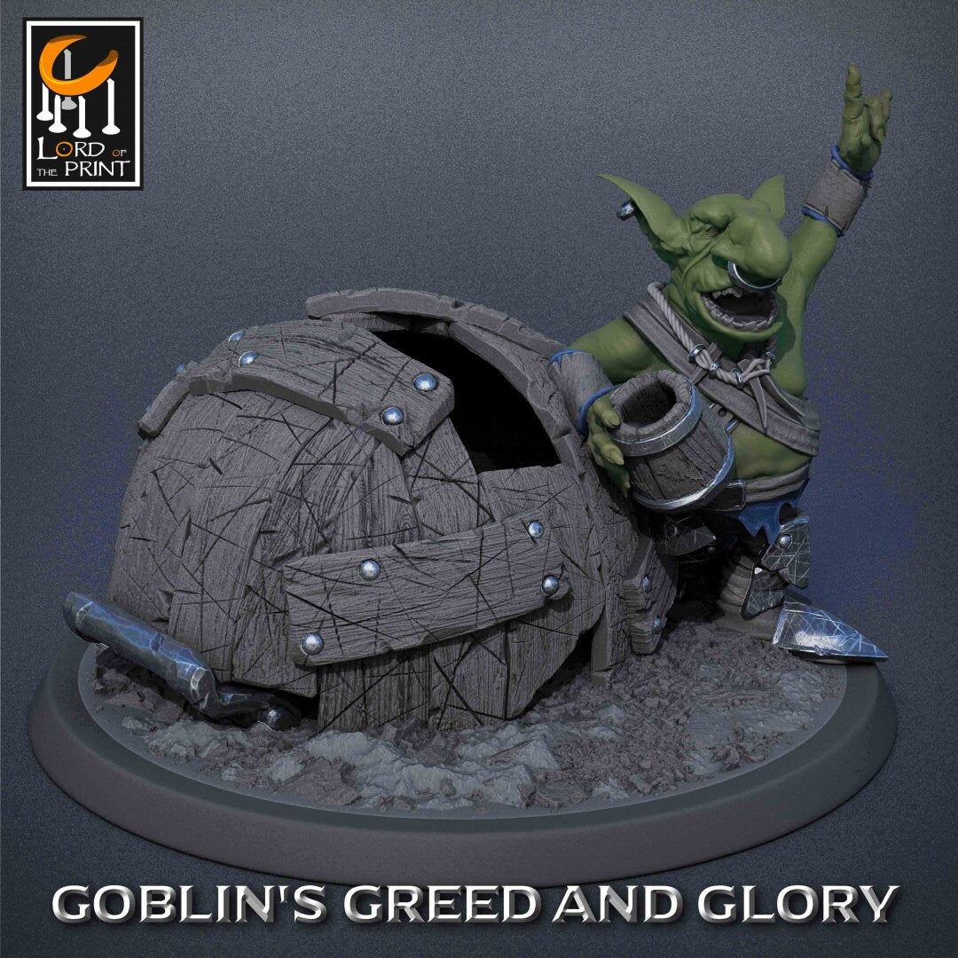 Drunk Goblins | RPG Miniature for Dungeons and Dragons|Pathfinder|Tabletop Wargaming | Goblin Miniature | Lord of the Print